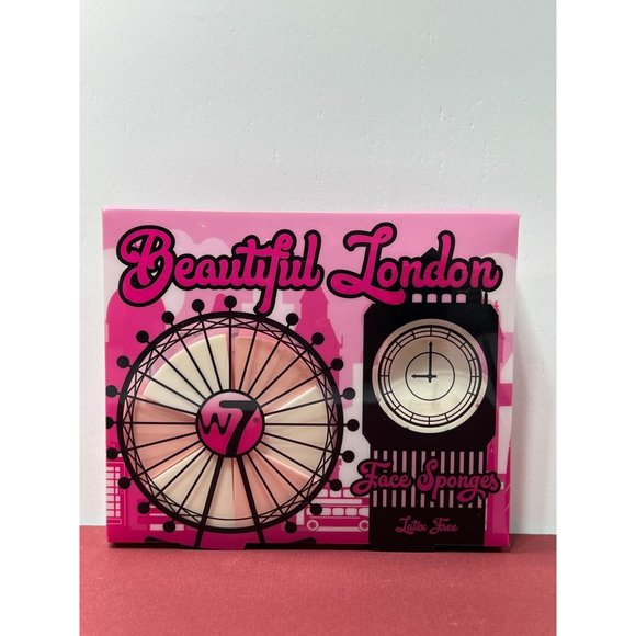 W7 - Beautiful London - Face Sponges - Blending Makeup Sponges - Picture 1 of 8